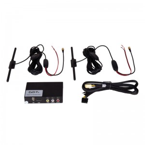 SYGAV Car TV Tuner DVB-T2 Digital TV Receiver With dual antenna for Europe or Russia