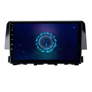 SYGAV 9″ radio stereo mobil Android kanggo 2016-2018 Honda Civic GPS pandhu arah CarPlay Android Auto WiFi Bluetooth